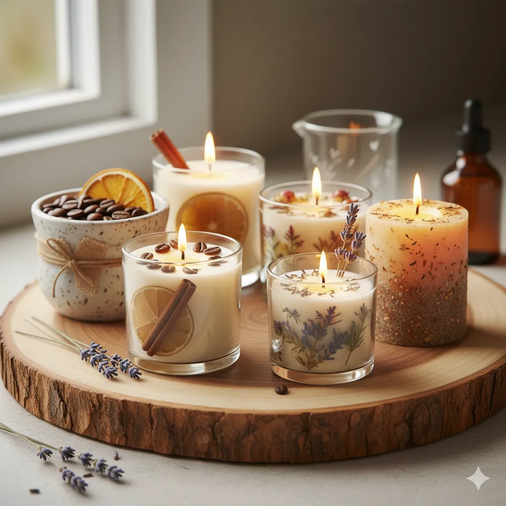 how to make candles at home