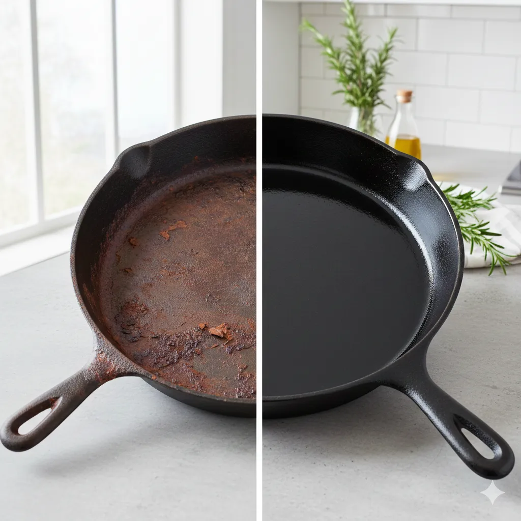 How To Remove Rust From Cast Iron And Restore Its Shine how to remove rust from cast iron