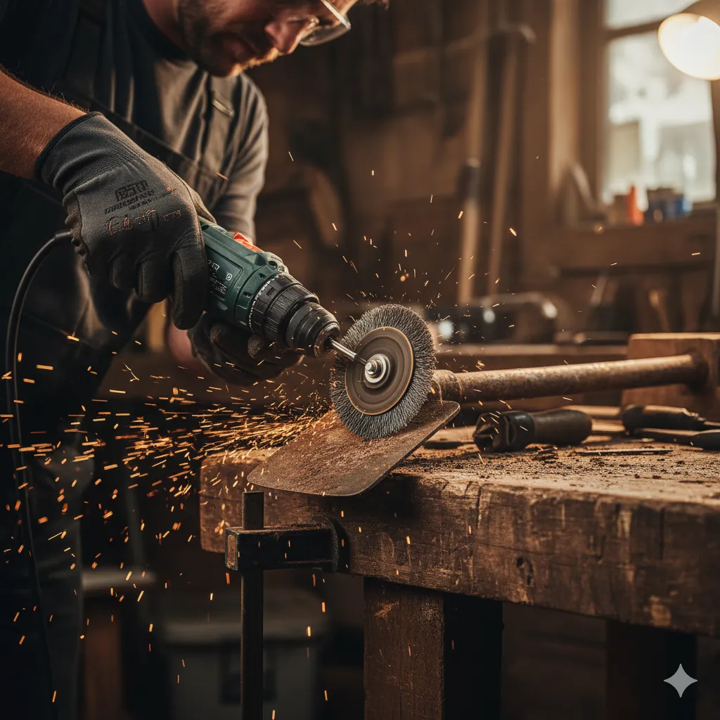 how to remove rust from metal before painting