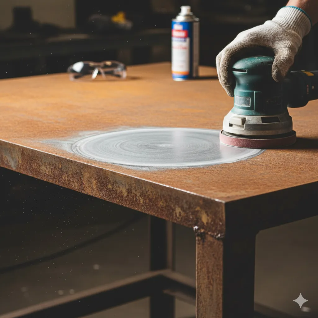 how to remove rust from metal