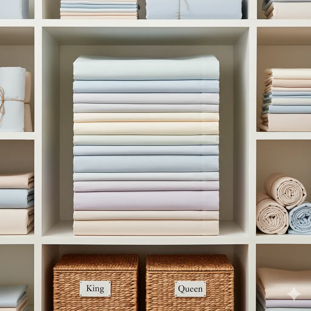 how to fold flat sheets