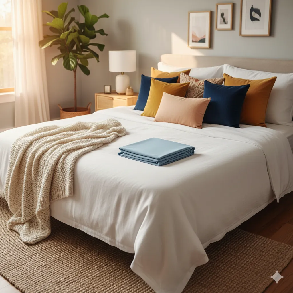 how to fold a fitted sheet