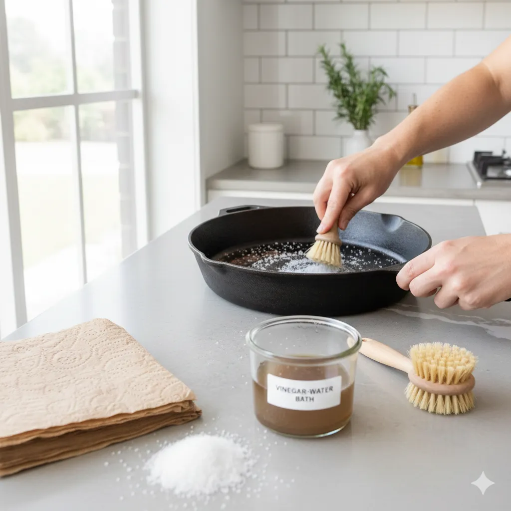 How To Remove Rust From Cast Iron And Restore Its Shine remove rust from cast iron