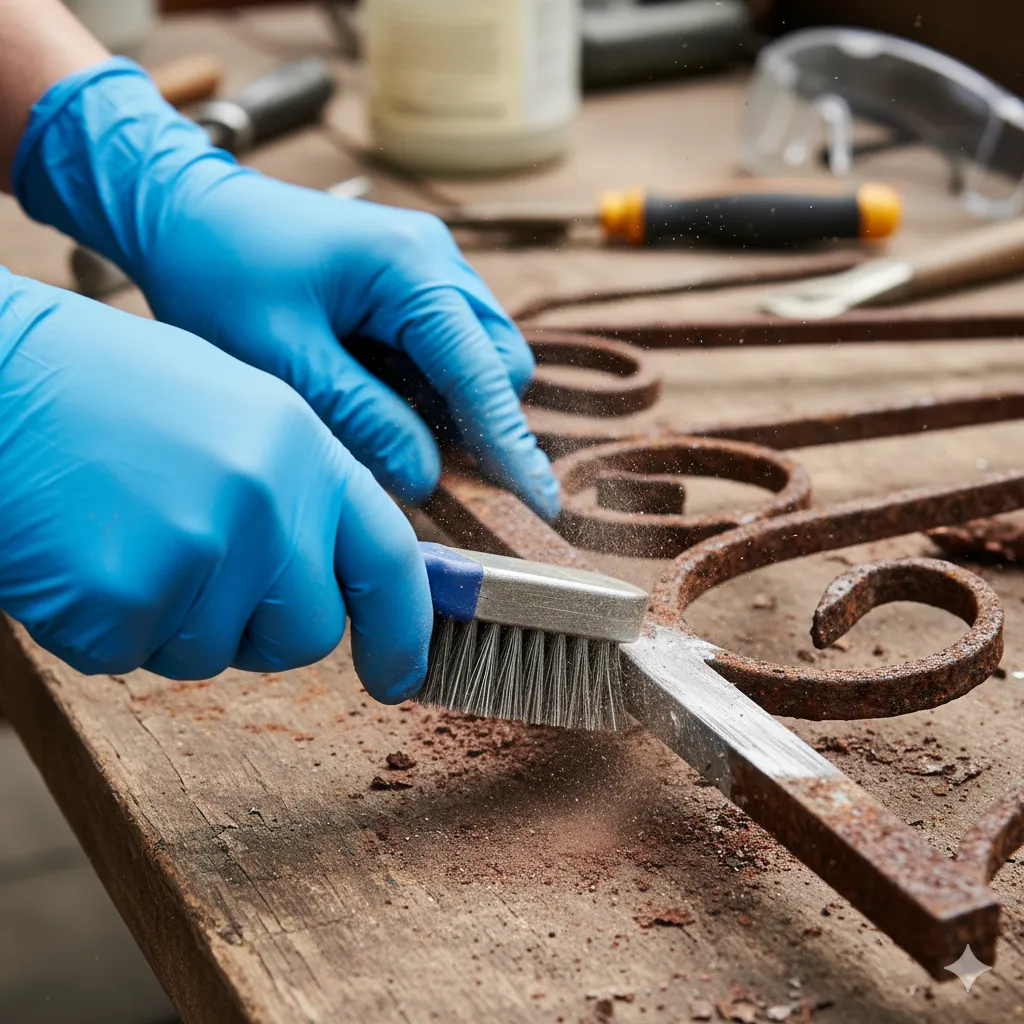 remove rust from metal at home