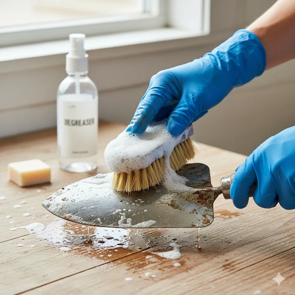 remove rust from metal vinegar