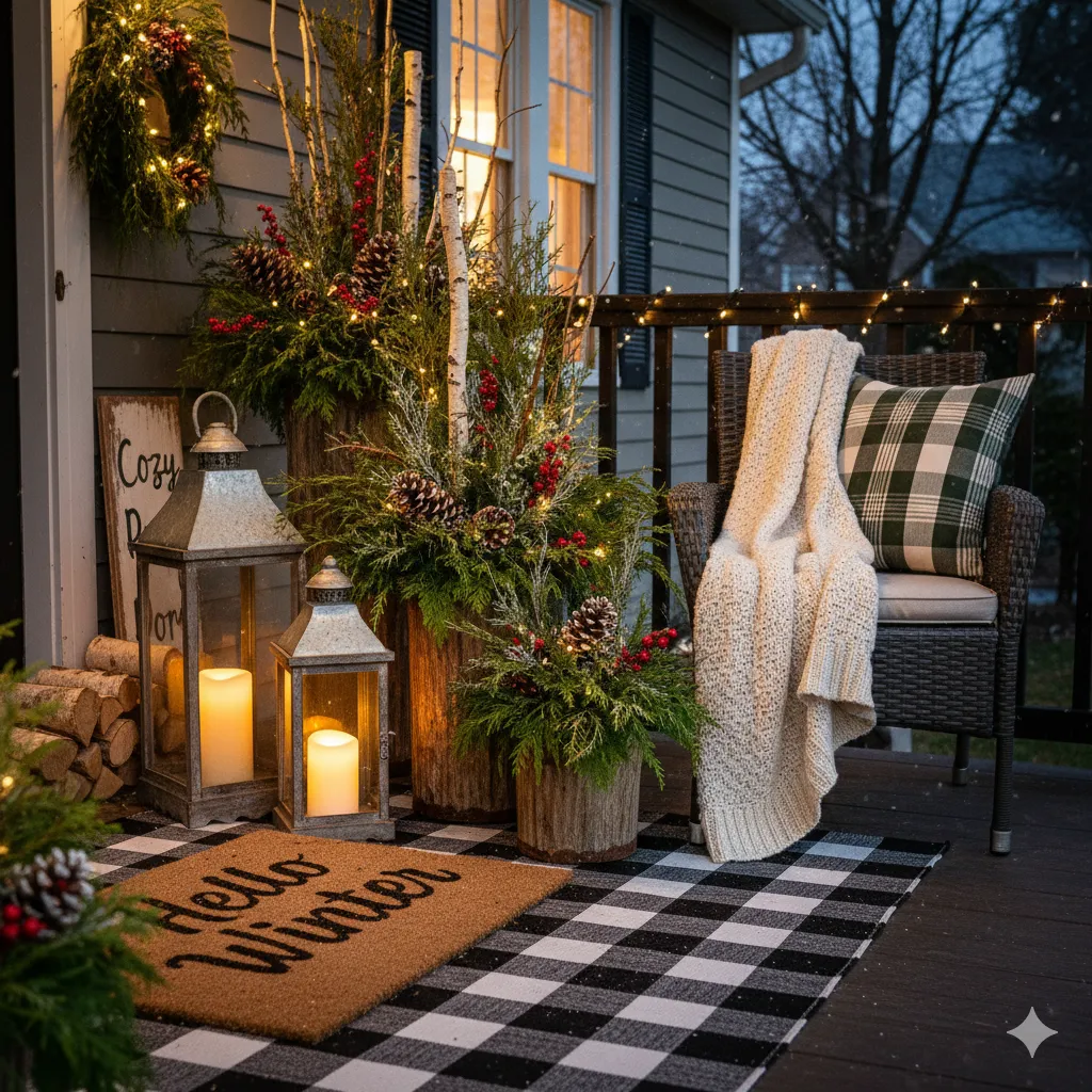 rustic porch decor