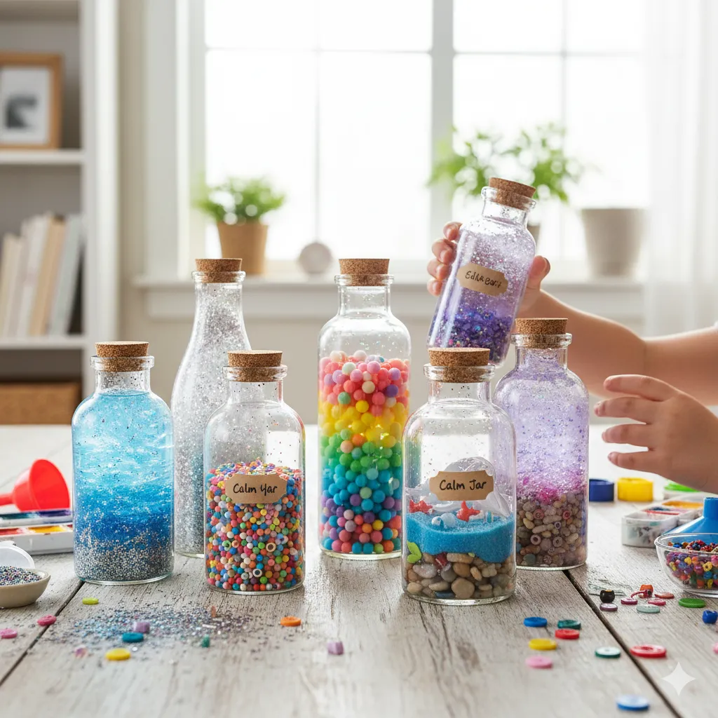 sensory bottles diy