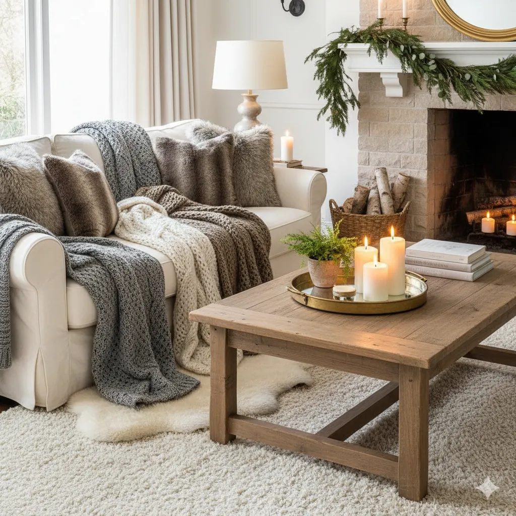 15 Winter Home Decor Ideas to Keep Your Space Cozy After Christmas winter decor home