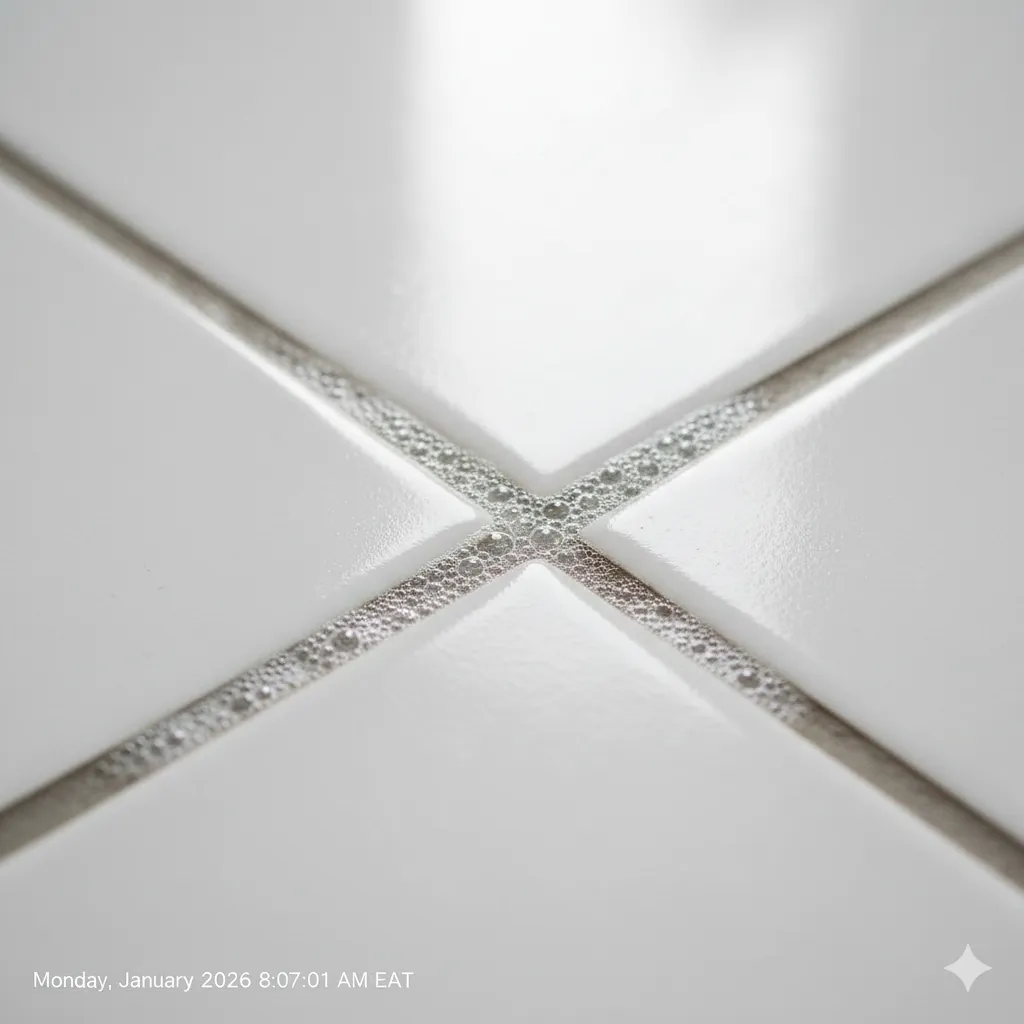 How To Clean Tile Grout On Tile Floors (no Scrubbing Or Harsh Chemicals!) how to clean shower tile grout