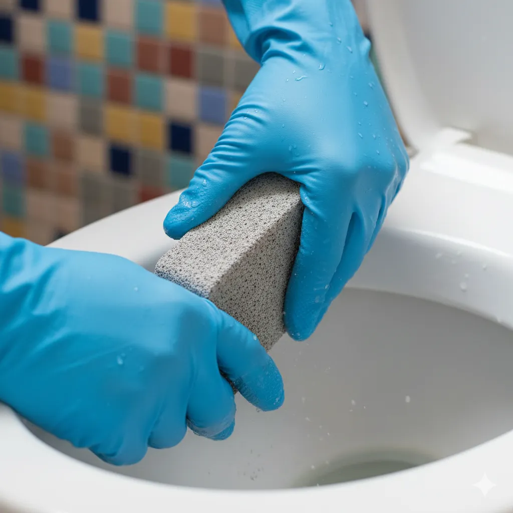 how to remove stubborn toilet bowl stains