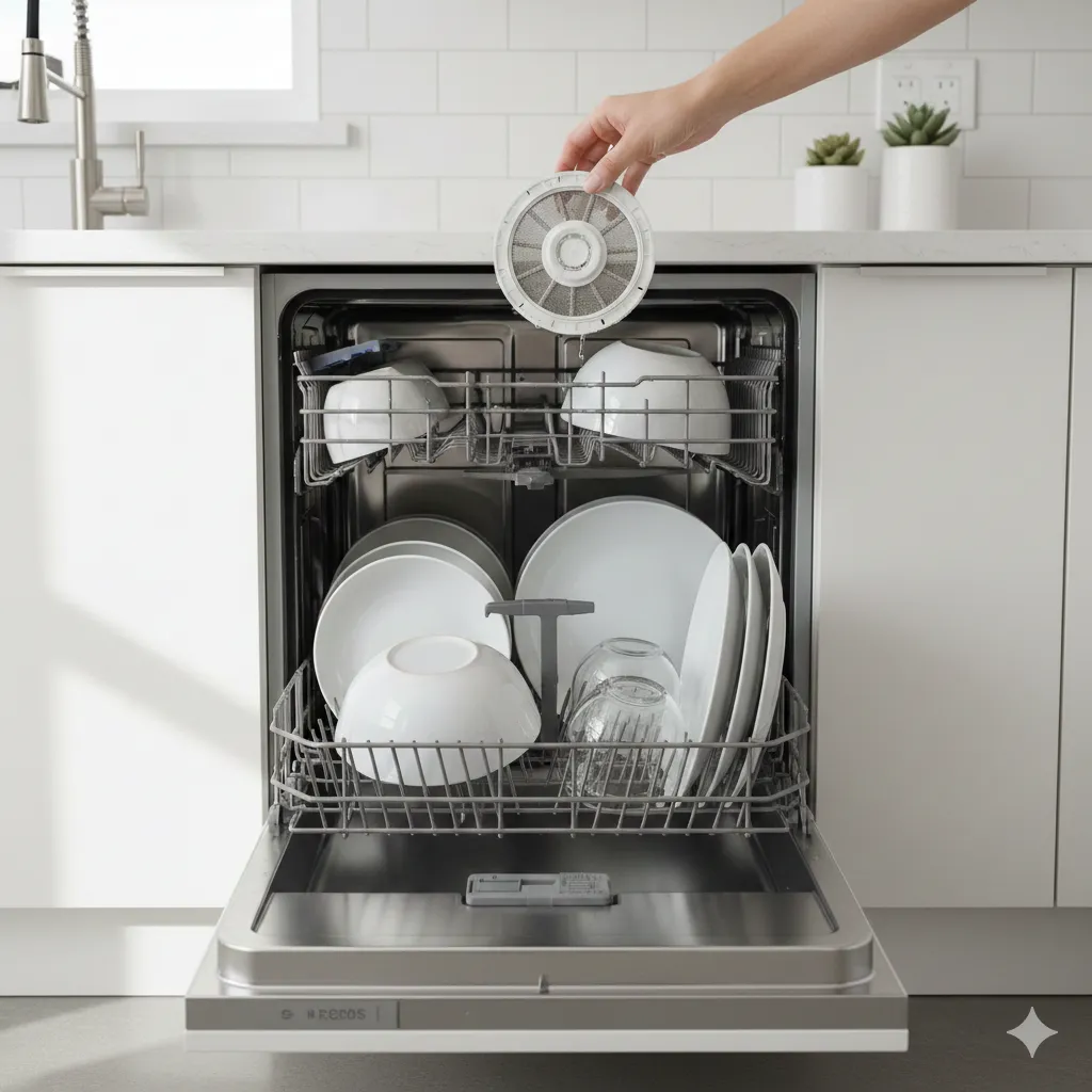 How to Clean Dishwasher Filter (Fast, Easy, and No Guesswork) how to clean dishwasher filter