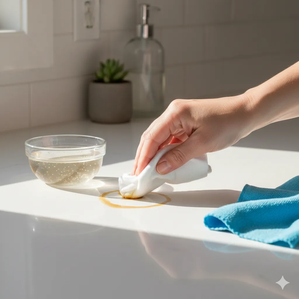 How To Clean Stained Quartz Countertops Without Dulling The Shine how to clean stained quartz countertops