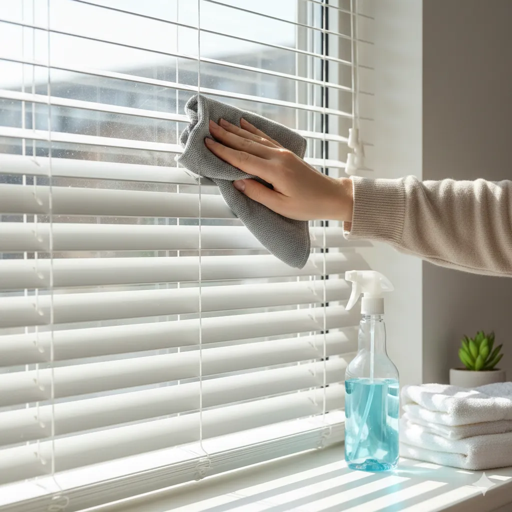 how to clean blinds easily and quickly