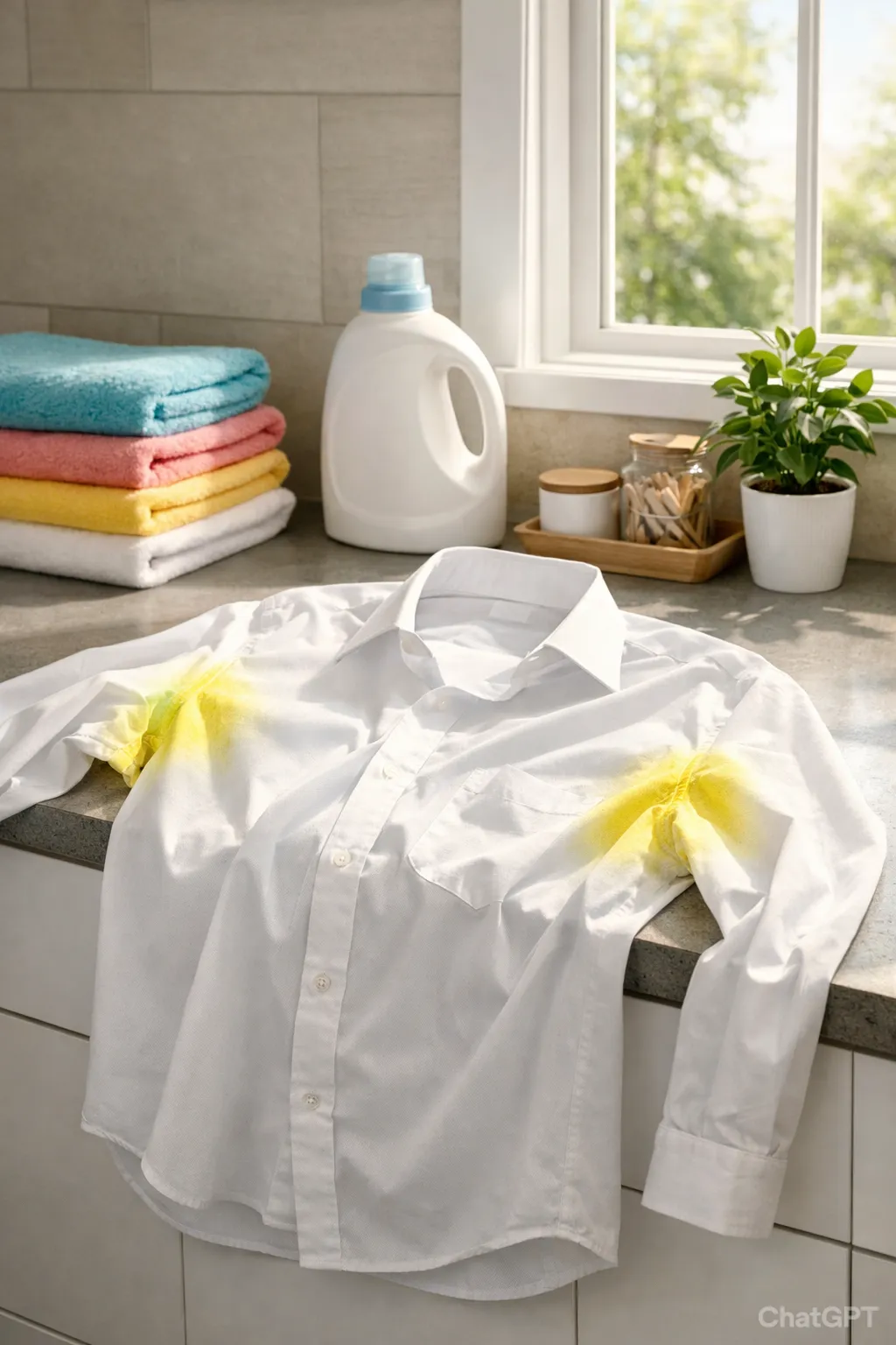 how to get rid of deodorant stains on clothes without harsh chemicals