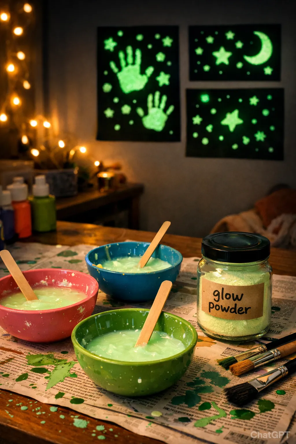 How to Make Glow in the Dark Paint for Kids (Step by Step Guide) how to make glow in the dark paint for kids