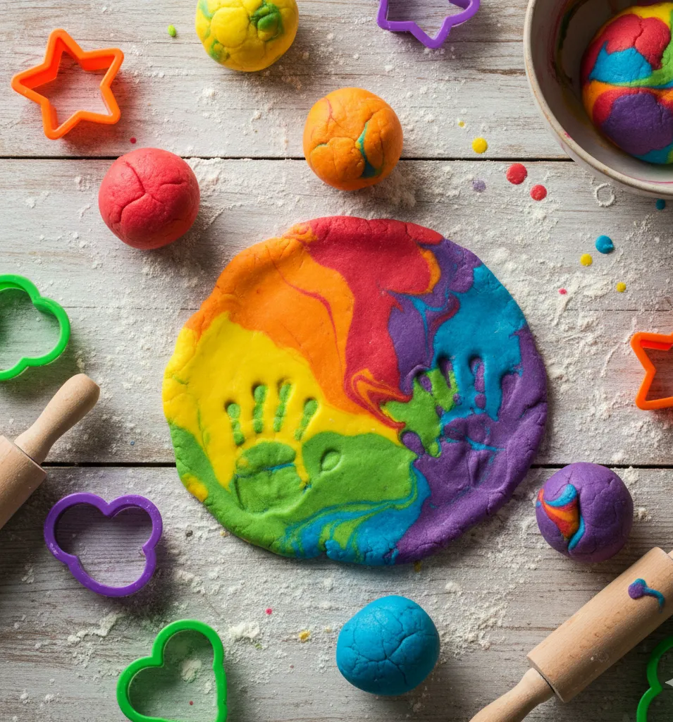 how to make homemade playdough without cream of tartar