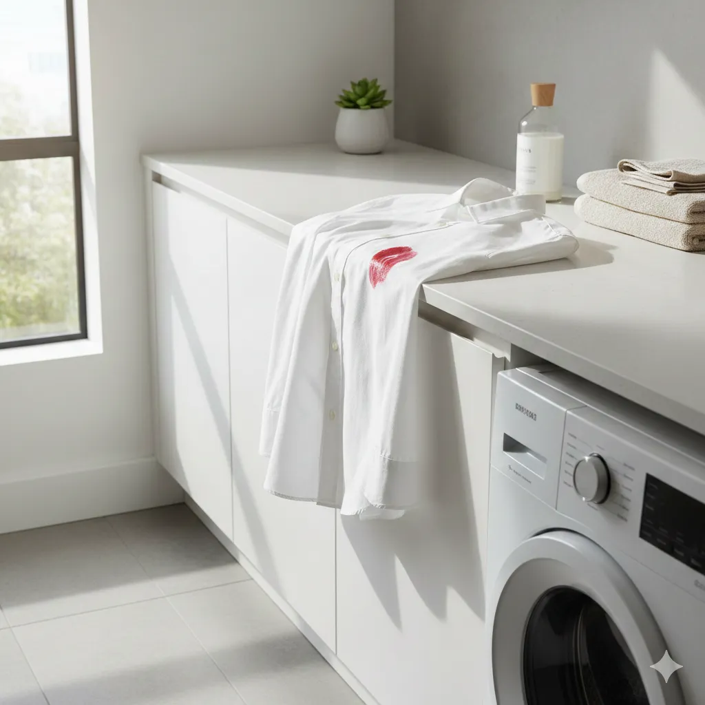 how to remove lipstick from clothes fast