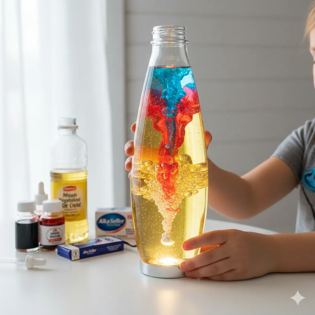 lava lamp science experiment for kids