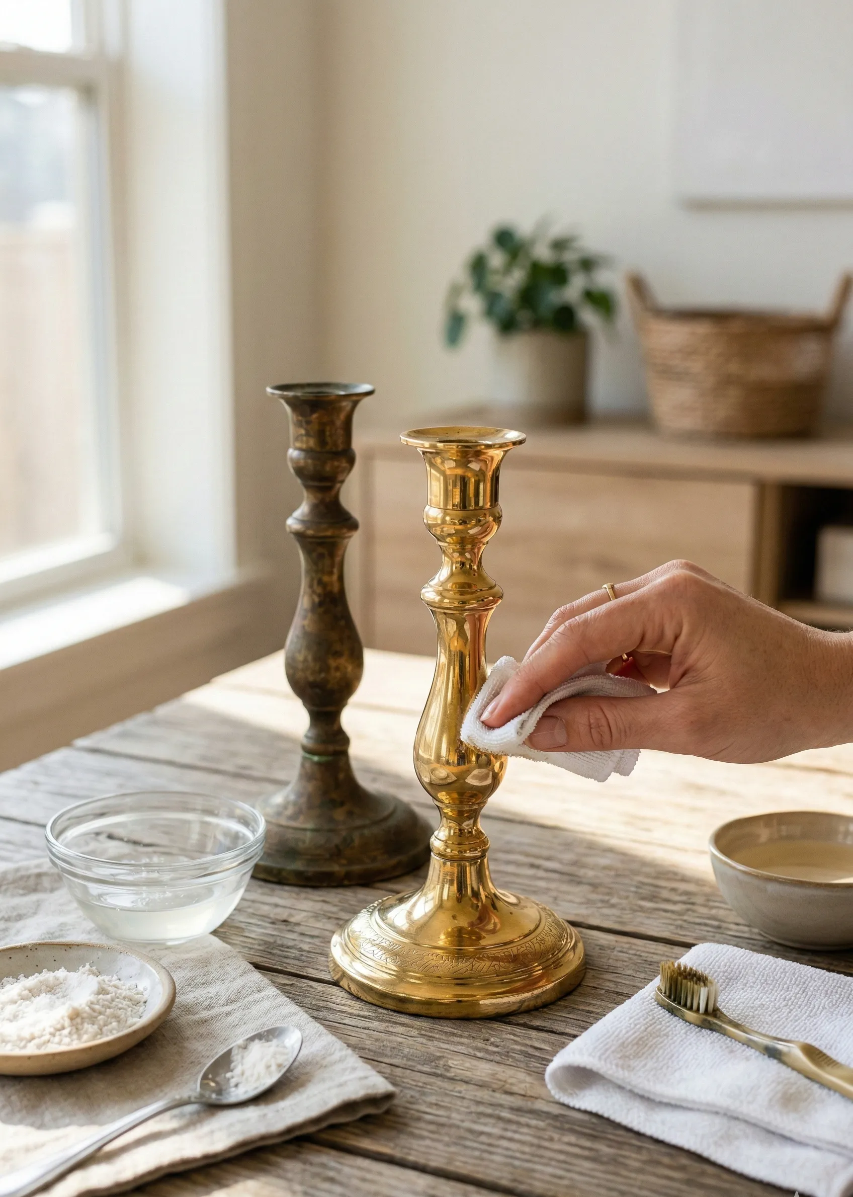 How to Clean Brass with Vinegar (Chemical-Free Guide) how to clean brass with vinegar