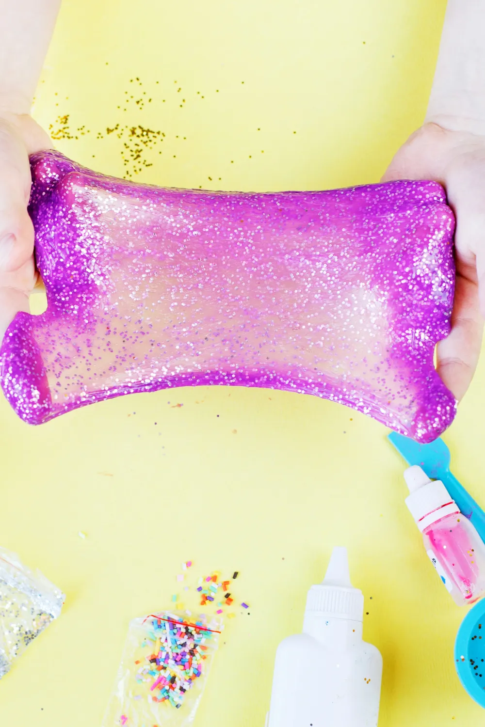 How to Make Slime With Glitter Glue (Step-by-Step Guide) how to make slime with glitter glue