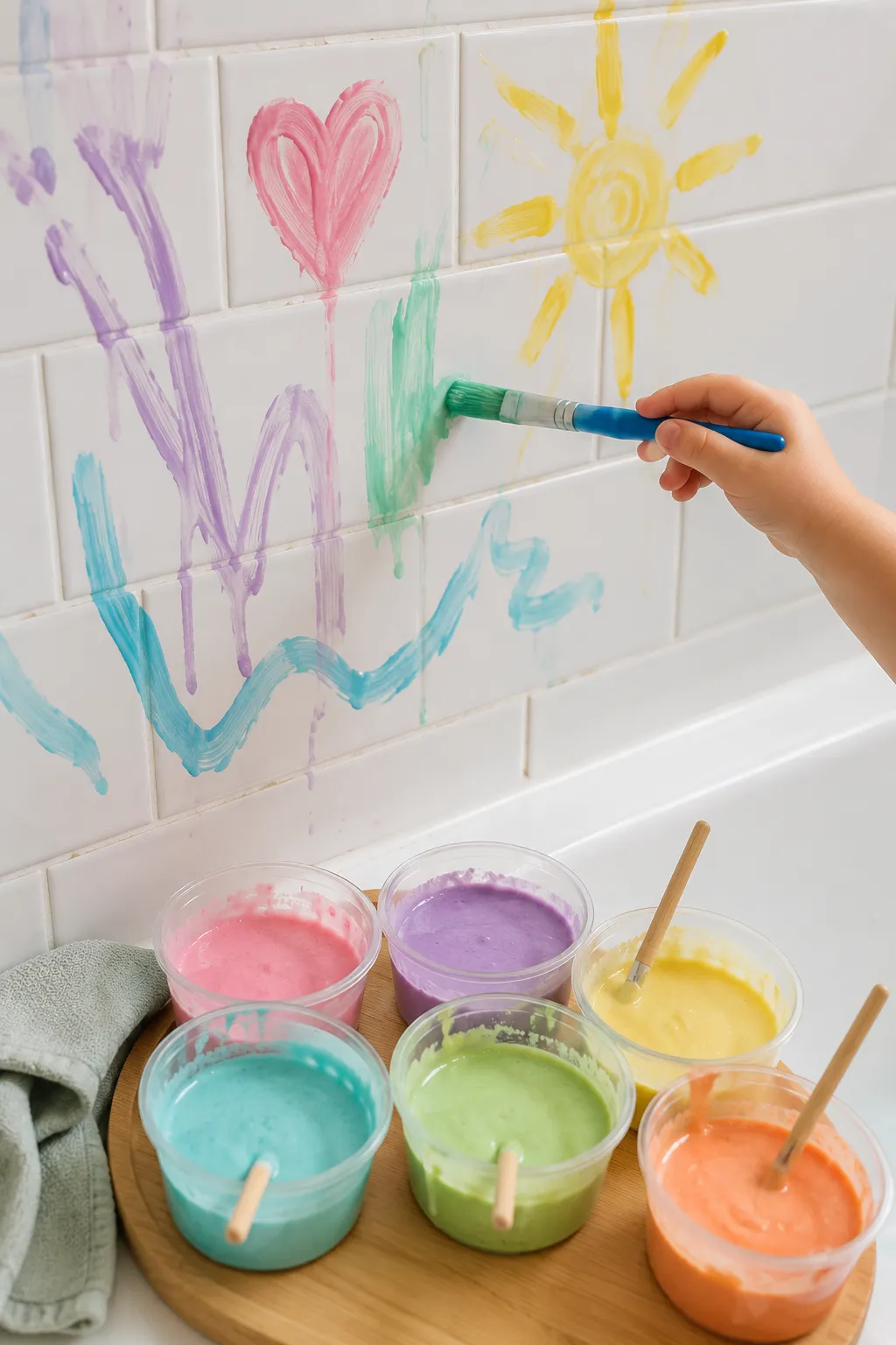 6 bath paint recipes for kids