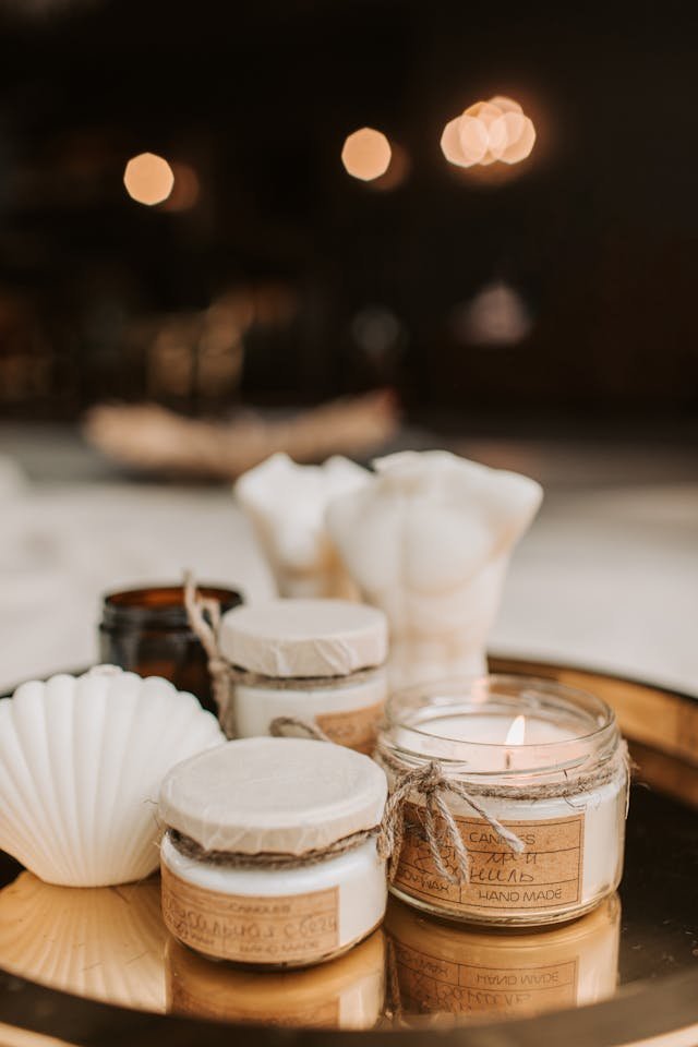 how to make soy candles with essential oils