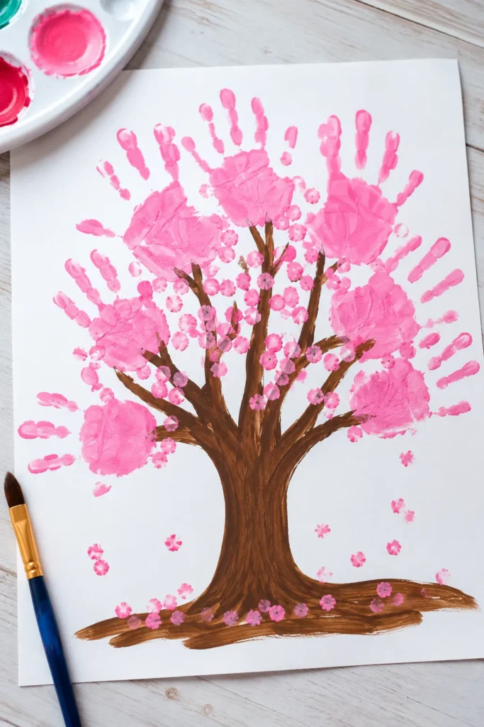 7 handprint flower craft ideas that are worth framing