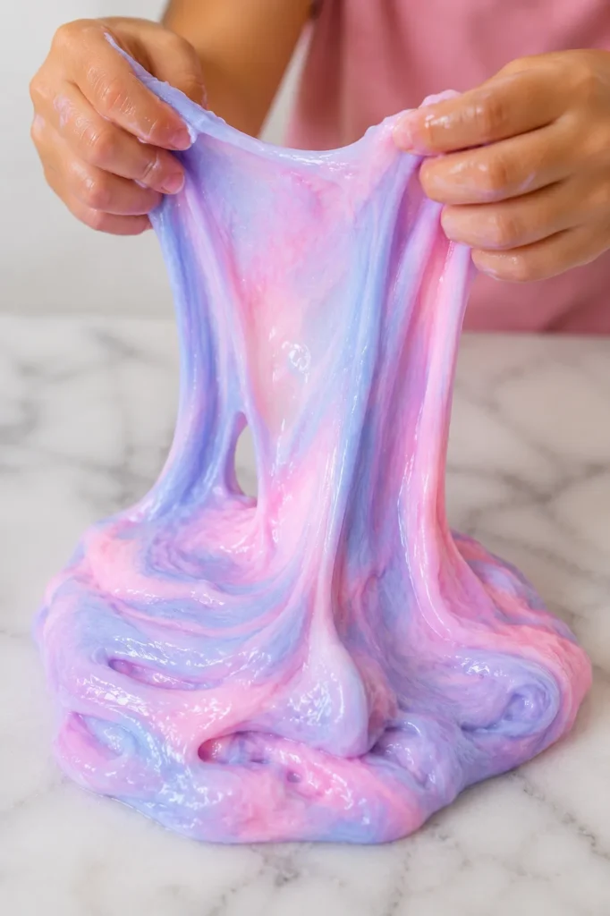 cotton candy slime