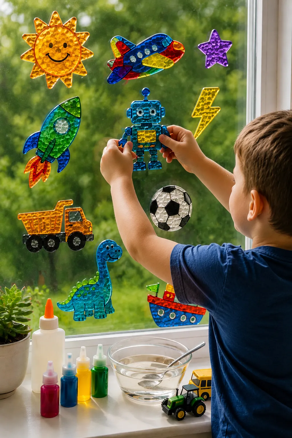 DIY Window Clings for Kids: The No-Mess Recipe That Actually Works diy window clings for kids