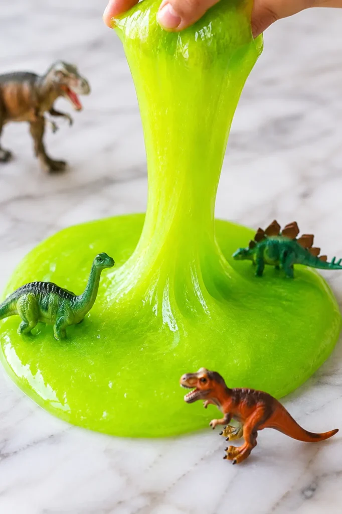 dinosaur slime recipe