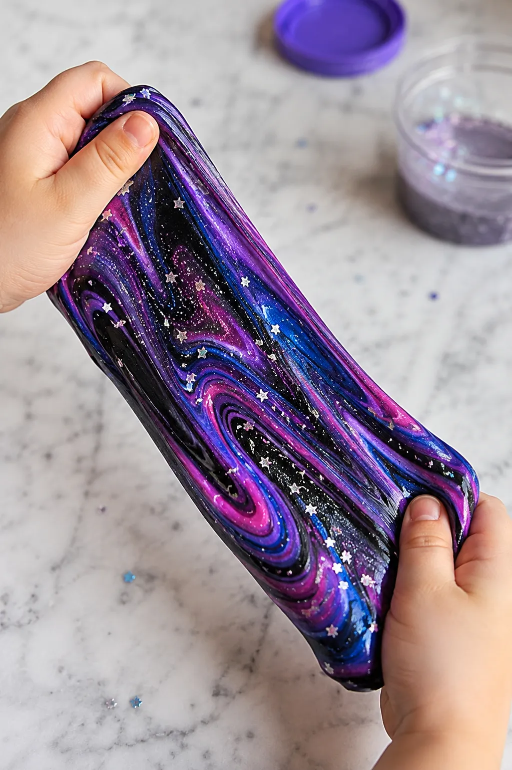 how to make galaxy slime