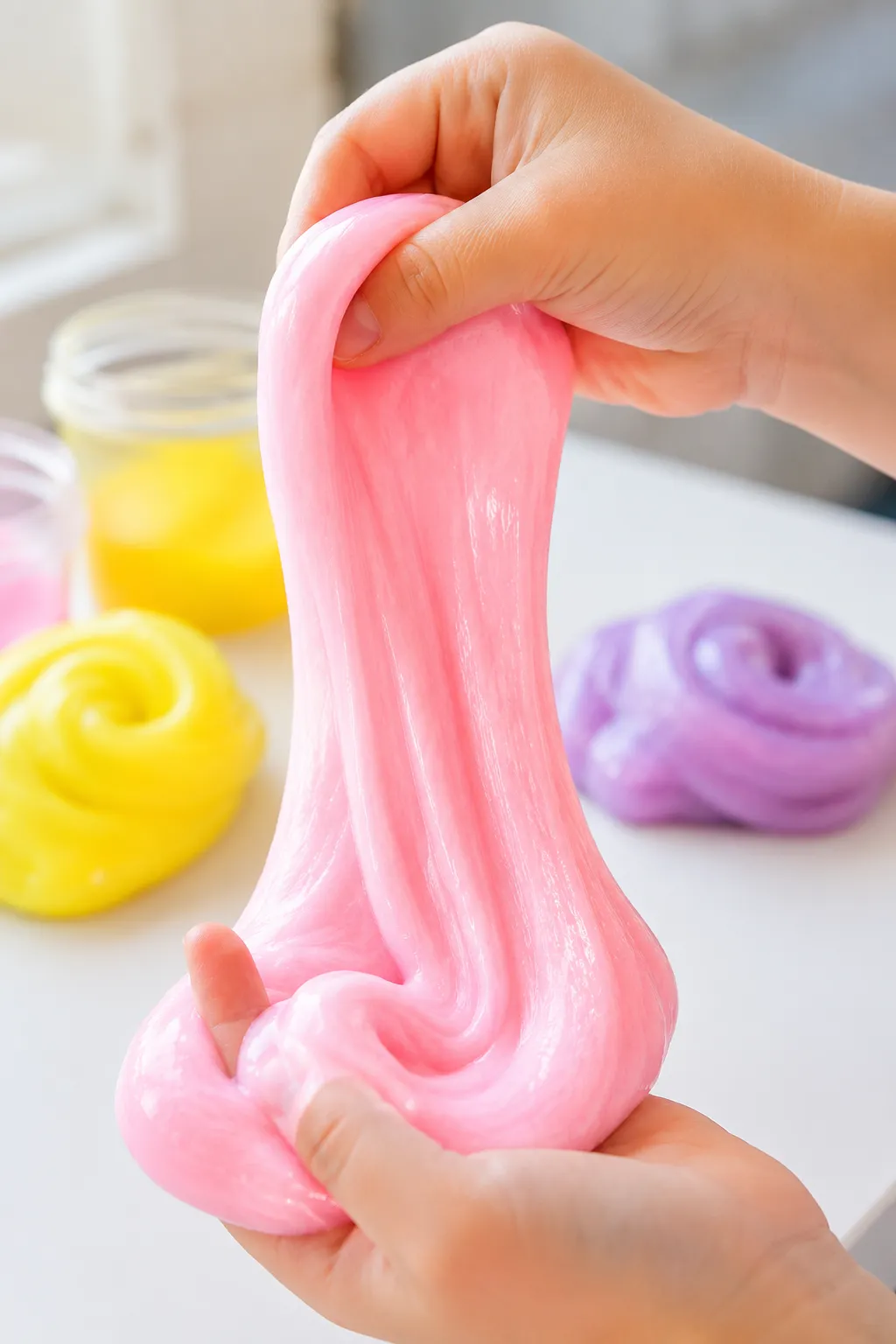 how to make slime with contact lens solution