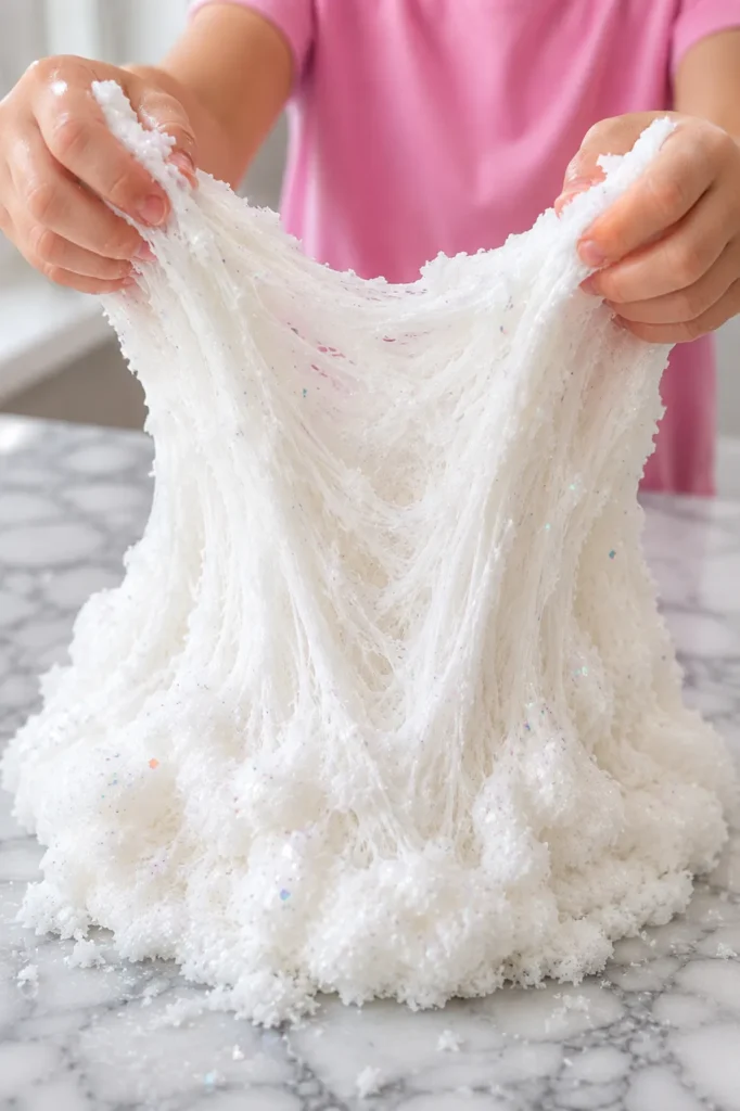 snow slime recipe